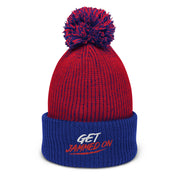 Patriotic Edition "Get Jammed On" Pom-Pom Beanie